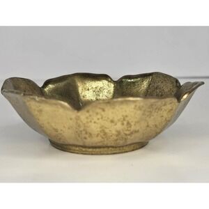 Vtg Collini Solid Brass Small Bowl Trinket‎ Dish